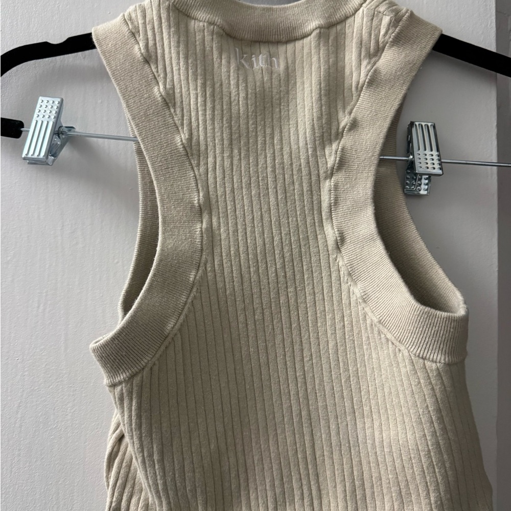 Women's Kith 2 piece Cream Ribbed Knit Top & Bottom
